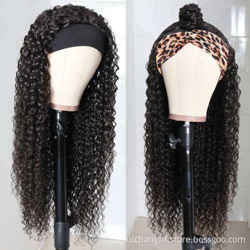 Remy Human Hair Headband Wig,Cheap headband wigs Vendor,Wholesale Headband Wig Human Hair For Black Women